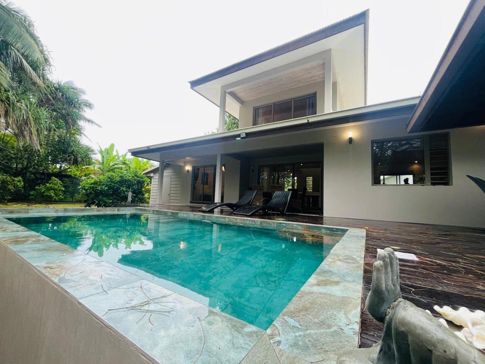 Moorea Temae Villa Walking Dist Beach And Golf Bagian luar foto